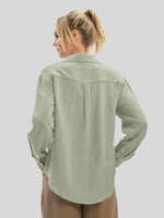 Women's Breeze Linen Button-Down Shirts_wbh235_