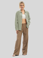 Women's Breeze Linen Button-Down Shirts_wbh235_