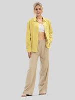Women's Breeze Linen Button-Down Shirts_wbh235_
