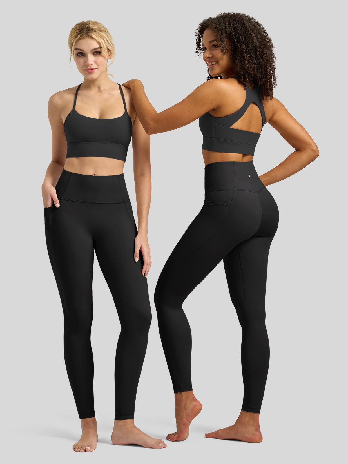 Willit Women's Butterflux Pocket Leggings-25 Inch_