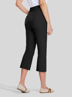 Willit Women's Button Pull On Capris in 