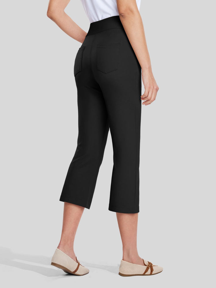 Willit Women's Button Pull On Capris in 