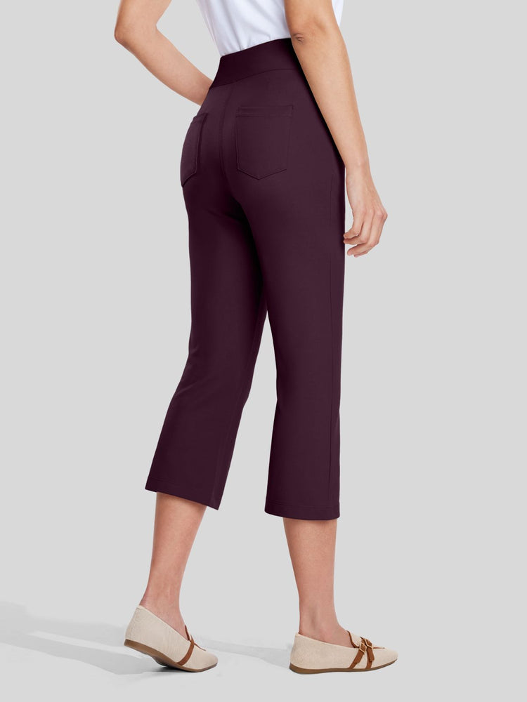 Willit Women's Button Pull On Capris in 
