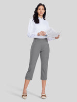 Willit Women's Button Pull-On Capris 