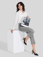 Willit Women's Button Pull On Capris 