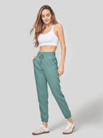 Willit Women's Casual Cotton Linen Joggers 28 Inch 
