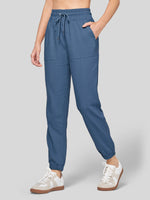 Willit Women's Casual Cotton Linen Joggers 28 Inch 