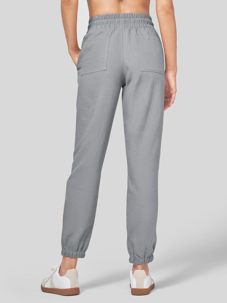 Willit Women's Casual Cotton Linen Joggers 28 Inch 