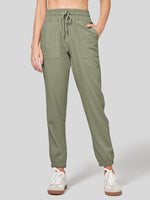 Willit Women's Casual Cotton Linen Joggers 28 Inch 
