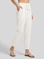 Willit Women's Casual Cotton Linen Joggers 28 Inch 
