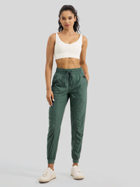 Willit Women's Casual Dance Joggers with Pockets #forest-green