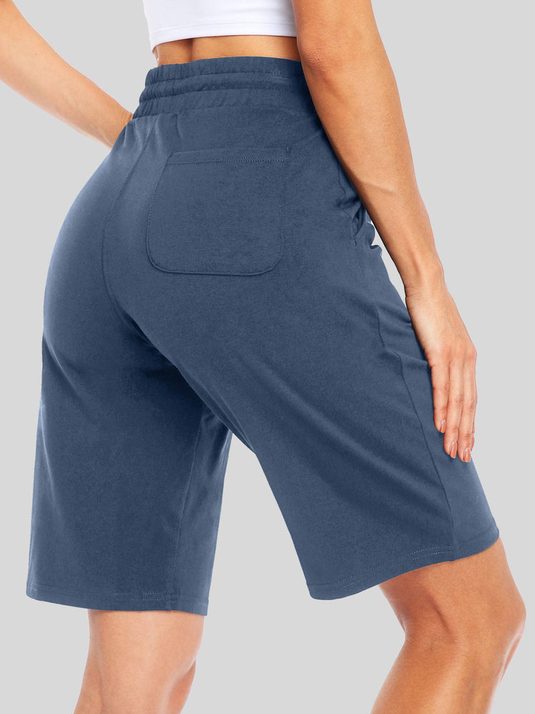 WILLIT Women's Cotton Bermuda Shorts 