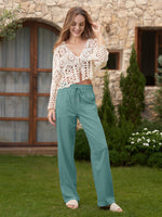 Willit Women's Cotton Linen Wide Leg Pants 