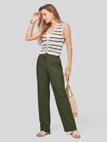 Willit Women's Cotton Linen Wide Leg Pants 