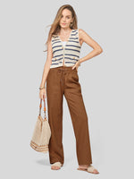 Willit Women's Cotton Linen Wide Leg Pants 