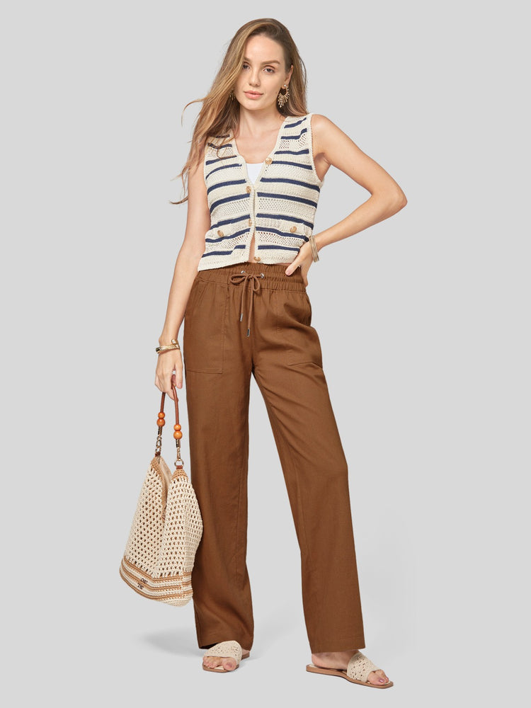 Willit Women's Cotton Linen Wide Leg Pants 