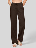 Willit Women's Cotton Linen Wide Leg Pants 