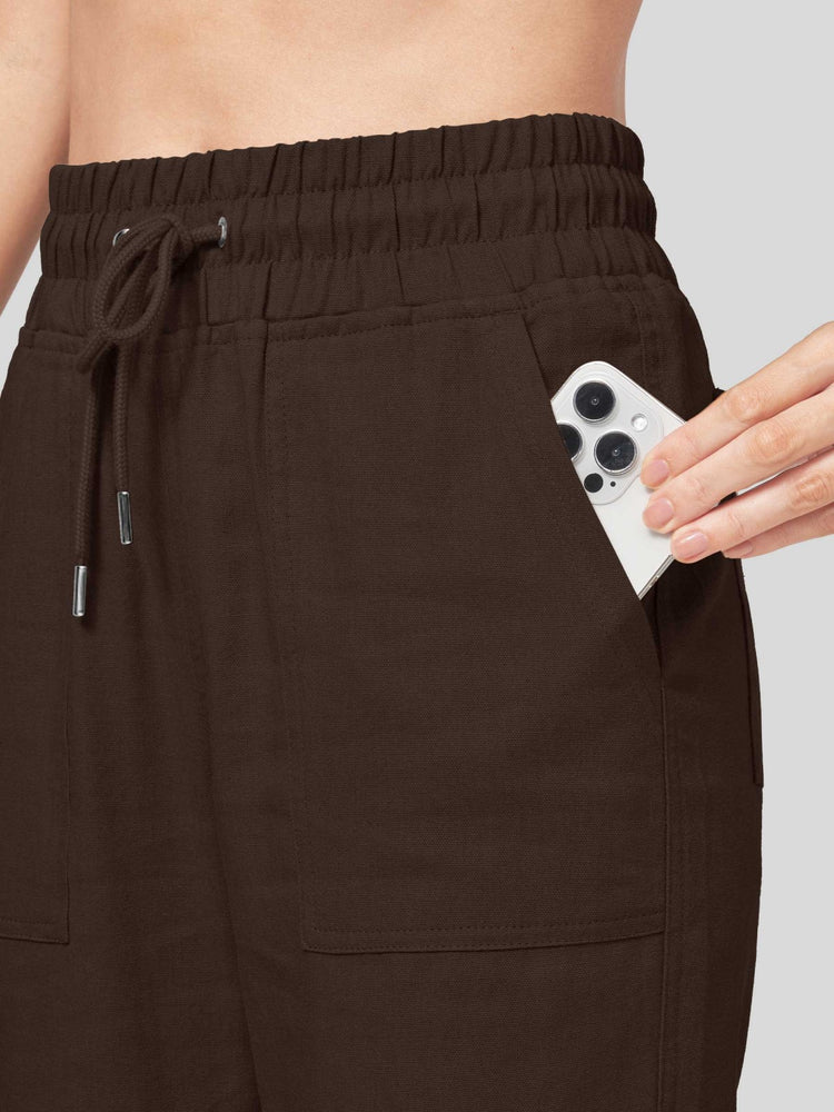 Willit Women's Cotton Linen Wide Leg Pants 