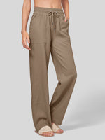 Willit Women's Cotton Linen Wide Leg Pants 