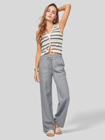 Willit Women's Cotton Linen Wide Leg Pants 