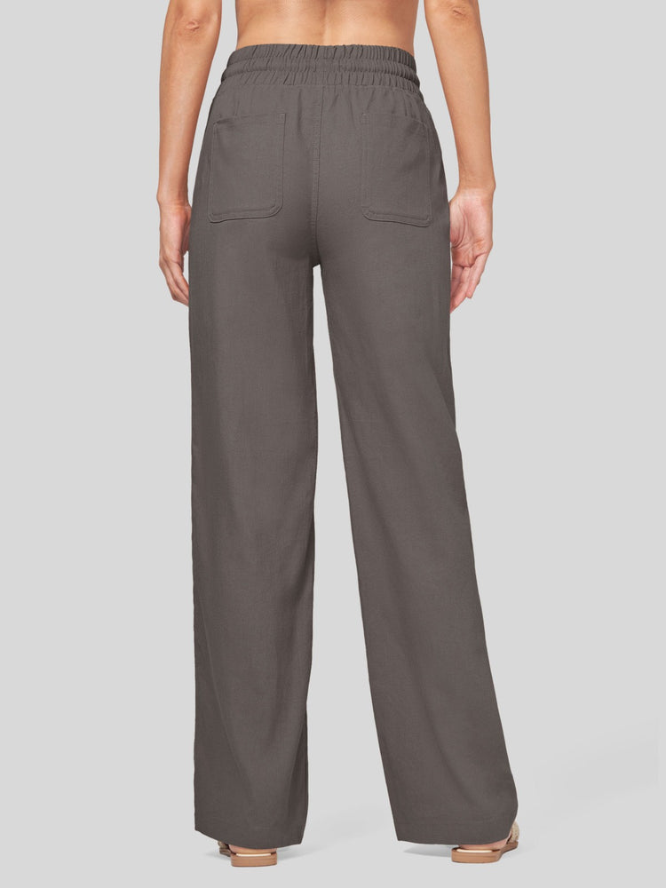 Willit Women's Cotton Linen Wide Leg Pants 