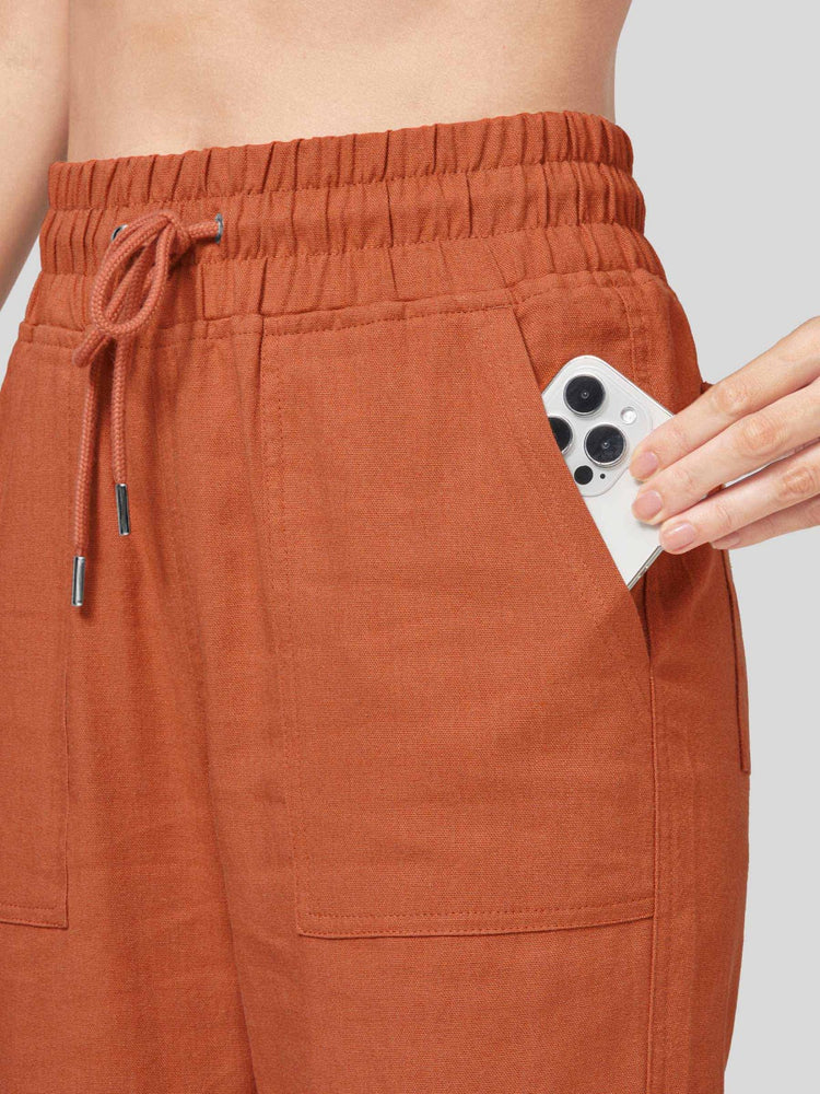 Willit Women's Cotton Linen Wide Leg Pants 