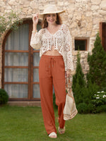 Willit Women's Cotton Linen Wide Leg Pants 