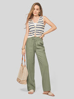 Willit Women's Cotton Linen Wide Leg Pants 
