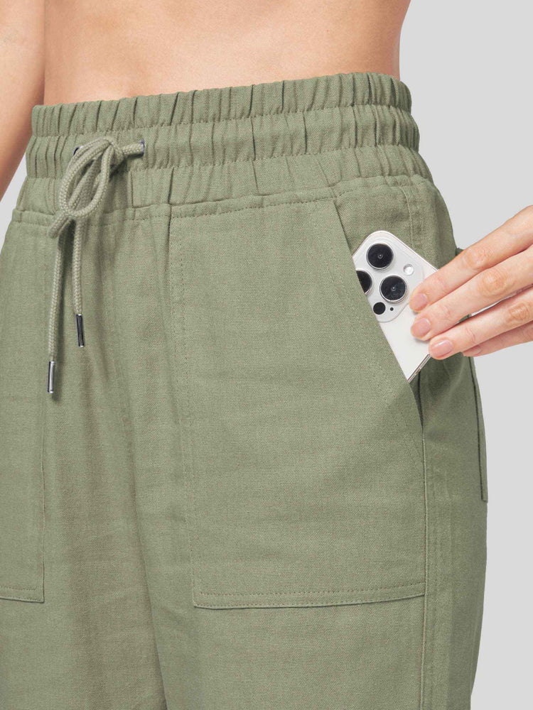 Willit Women's Cotton Linen Wide Leg Pants 