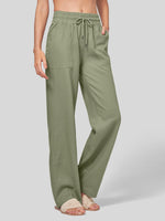 Willit Women's Cotton Linen Wide Leg Pants 