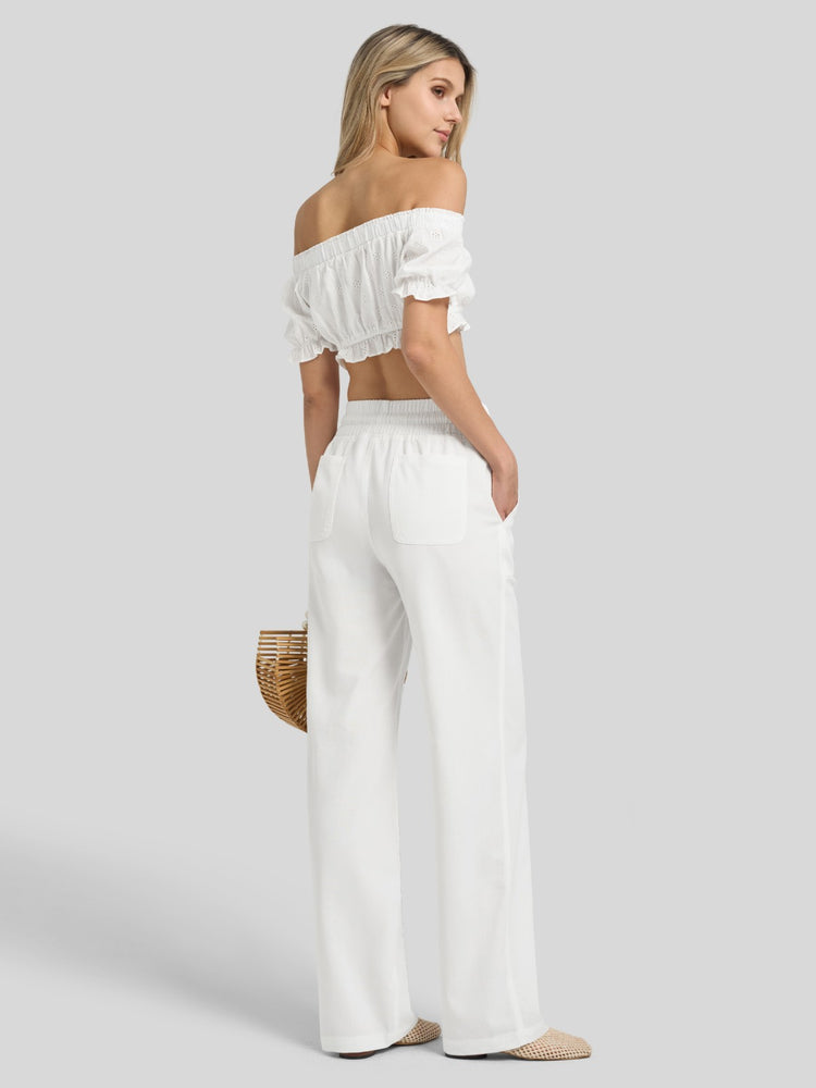 Willit Women's Cotton Linen Wide Leg Pants 
