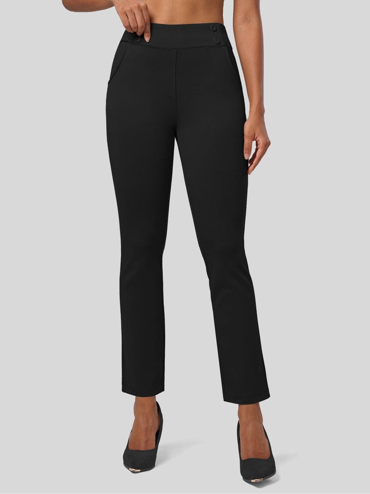 Willit Women's Cropped Office Dress Pants 27 Inch 