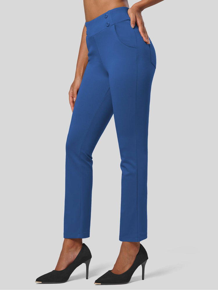 Willit Women's Cropped Office Dress Pants 27 Inch 