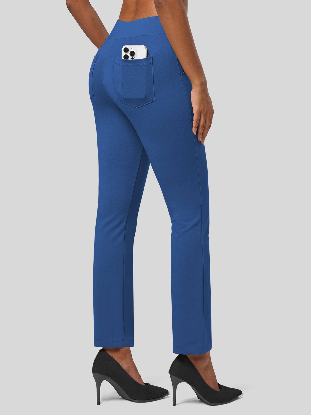 Willit Women's Cropped Office Dress Pants 27 Inch 
