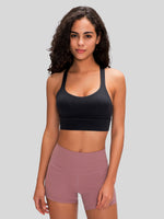 Womens Cross Back Sports Bra 
