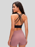 Womens Cross Back Sports Bra 