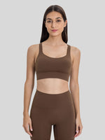 Womens Cross Back Sports Bra 
