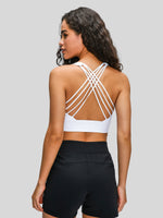 Womens Cross Back Sports Bra 