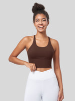 Women's Cross Back Strappy Sports Bra 