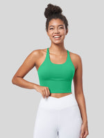 Women's Cross Back Strappy Sports Bra 