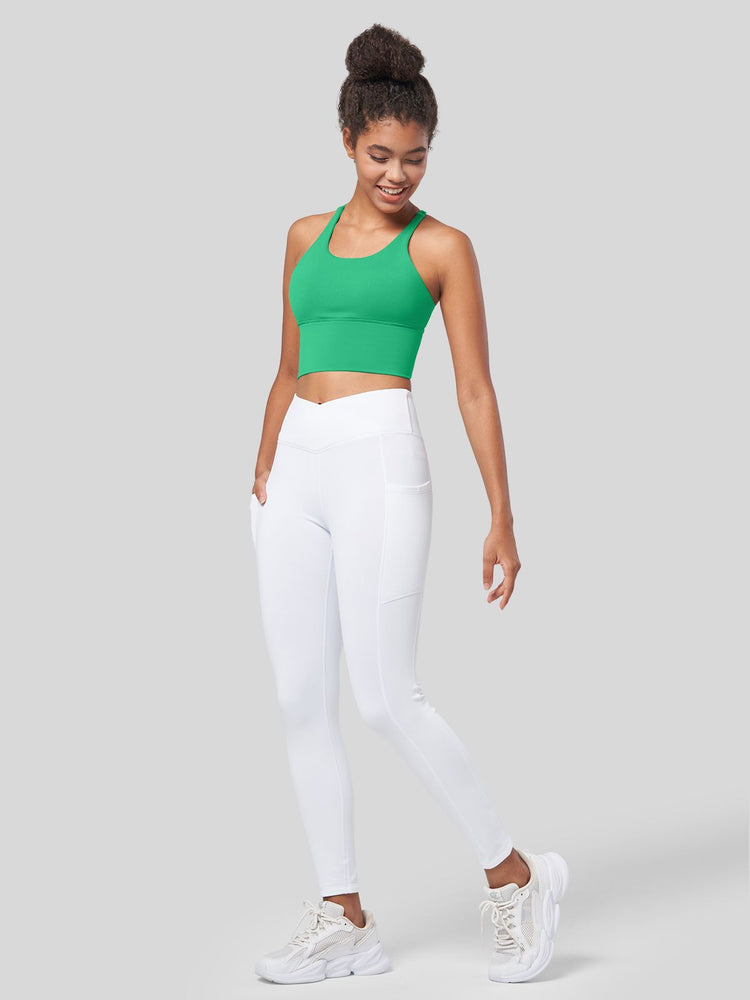 Women's Cross Back Strappy Sports Bra 