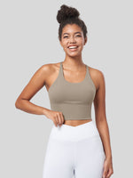 Women's Cross Back Strappy Sports Bra 