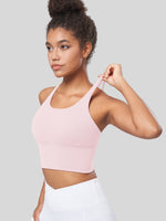 Women's Cross Back Strappy Sports Bra 