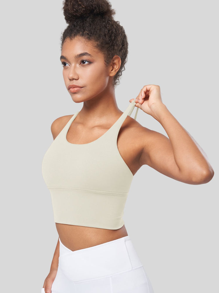 Women's Cross Back Strappy Sports Bra 