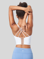 Women's Cross Back Strappy Sports Bra 