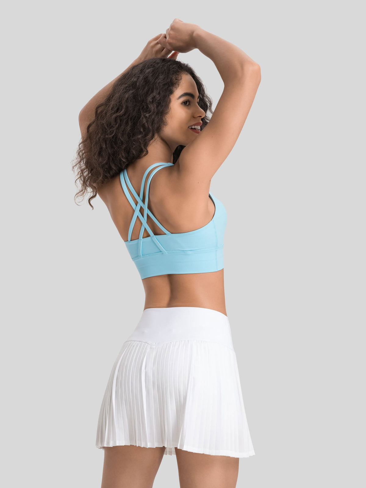 Womens Cross Back Yoga Bra 