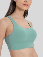 Womens Cross Back Yoga Bra 