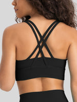 Womens Cross Back Yoga Bra 