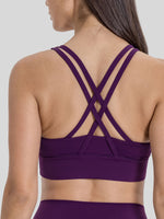 Womens Cross Back Yoga Bra 
