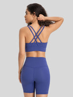 Womens Cross Back Yoga Bra 